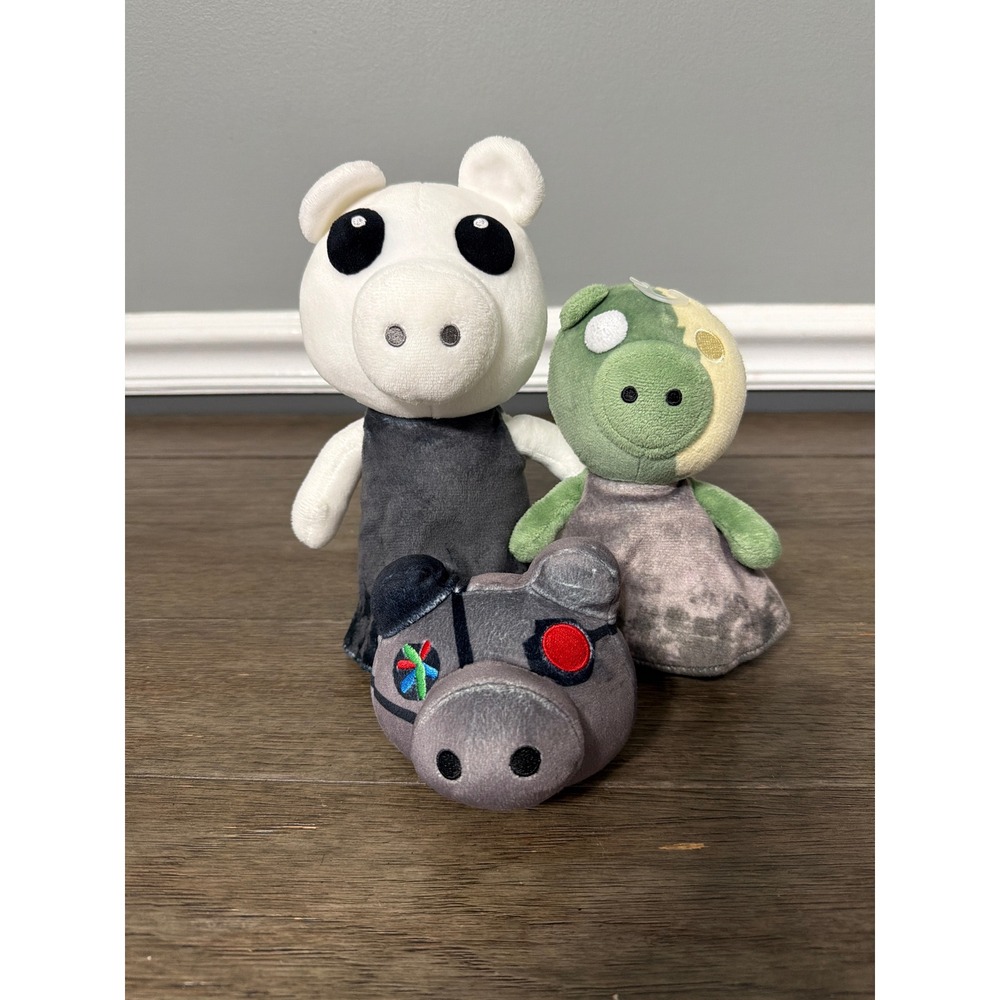 Roblox Piggy Plush Set of 3 Zompiggy DoughMigos PhatMojo Stuffed Animal Toys